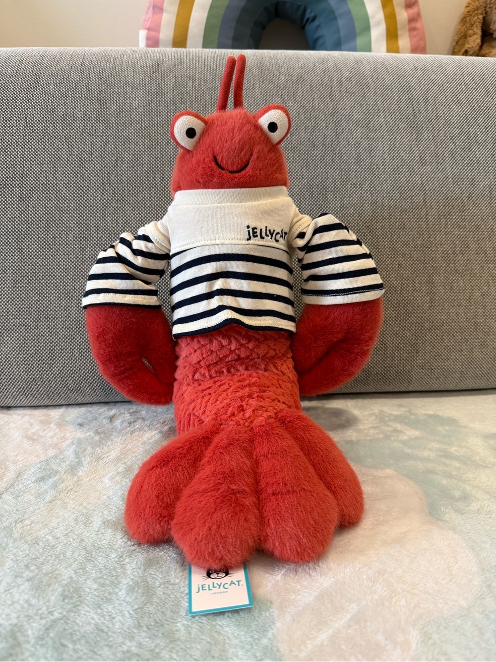 Jellycat Larry Lobster Sailor Outfit BNWT